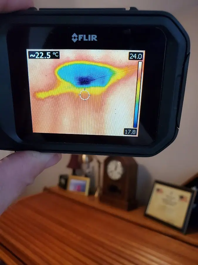 Thermal imaging inspection for water damage in Altoona